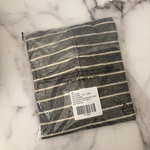 By Anthropologie Devin Textured Sweatshirt Stripe - Picture 8 of 8